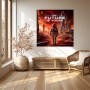 Futuristische Marsstadt – Modernes Wandbild oder Fine Art Print