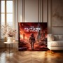 Futuristische Marsstadt – Modernes Wandbild oder Fine Art Print