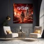Futuristische Marsstadt – Modernes Wandbild oder Fine Art Print