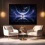 Futuristisches Wandbild oder Poster – Astronaut im Kosmos
