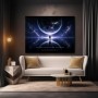 Futuristisches Wandbild oder Poster – Astronaut im Kosmos