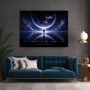Futuristisches Wandbild oder Poster – Astronaut im Kosmos