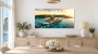 Luxusyacht am Tropenstrand als Acrylbild oder Poster