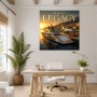 Luxuriöses Monaco Panorama als Canvas Print oder Fine Art Print