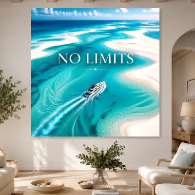 Tropische Lagunenfahrt als Wandbild oder Fine Art Print
