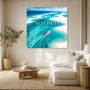 Tropische Lagunenfahrt als Wandbild oder Fine Art Print