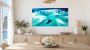 Luxuriöse Yacht vor türkisblauem Meer, Wandbild oder Fine Art Print