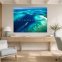 Tropische Lagune als Leinwand oder Poster mit Weite und Ruhe