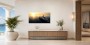 Luxusyacht bei Sonnenuntergang als Wandbild oder Fine Art Print