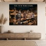 Luxuriöse Yachten und Skyline als Wandbild oder Fine Art Print