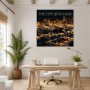 Luxuriöse Hafenstadt bei Nacht als Gallery Print oder Acrylbild