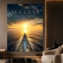 Yacht im Sonnenuntergang als Wandbild oder Leinwand