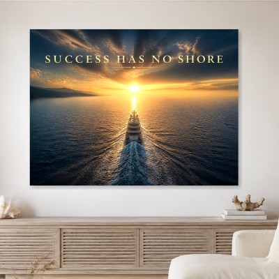 Sonnenuntergang auf See, Wandbild oder Fine Art Print