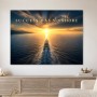 Sonnenuntergang auf See, Wandbild oder Fine Art Print