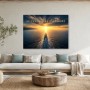 Sonnenuntergang auf See, Wandbild oder Fine Art Print