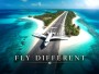 Luxus Wandbild oder Gallery Print mit tropischer Flugzeugkulisse