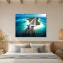 Luxus Wandbild oder Gallery Print mit tropischer Flugzeugkulisse