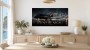 Luxus Wandbild oder Fine Art Print mit Privatjet in nächtlicher Skyline