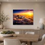 Elegantes Flugzeug über den Wolken als Wandbild oder Fine Art Print