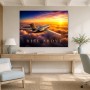 Elegantes Flugzeug über den Wolken als Wandbild oder Fine Art Print