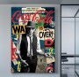Galerie-Print im Street-Art-Look mit markanter Männerfigur