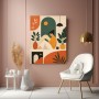Modernes Wandbild oder Poster mit mediterraner Illustration