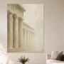 Antike Säulen im Nebel, Wandbild oder Fine Art Print