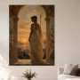 Antikes Abendlicht mit Frau, Wandbild oder Fine Art Print