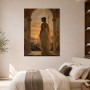 Antikes Abendlicht mit Frau, Wandbild oder Fine Art Print