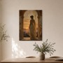 Antikes Abendlicht mit Frau, Wandbild oder Fine Art Print