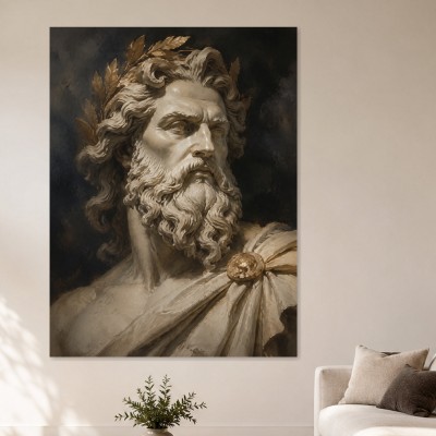 Klassisches Porträt als Kunstwerk oder Fine Art Print