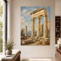 Antike Säulenlandschaft als Wandbild oder Kunstdruck