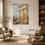 Antike Säulenlandschaft als Wandbild oder Kunstdruck