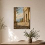 Mediterrane Terrasse am Meer als Wandbild oder Kunstdruck