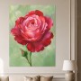 Rote Rose als Kunstwerk oder Poster für stilvolle Räume