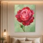 Rote Rose als Kunstwerk oder Poster für stilvolle Räume
