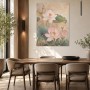 Lotusblüten in Gold und Rosa als Wandbild oder Fine Art Print