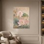 Lotusblüten in Gold und Rosa als Wandbild oder Fine Art Print