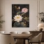 Lotusblüten im Dunkel, Kunstwerk oder Fine Art Print