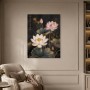 Lotusblüten im Dunkel, Kunstwerk oder Fine Art Print