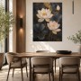 Elegante Lotusblüten als Leinwand und Kunstdruck