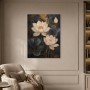 Elegante Lotusblüten als Leinwand und Kunstdruck
