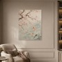 Japanische Koi unter Blüten, Wandbild oder Fine Art Print