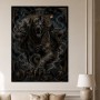 Dreiköpfiger Höllenhund als Fantasy Kunstwerk und Kunstdruck