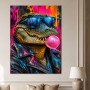 Cooler Alligator mit Sonnenbrille, Gallery Print oder Poster