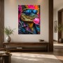 Cooler Alligator mit Sonnenbrille, Gallery Print oder Poster
