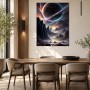 Kosmische Gebirgslandschaft als Fine Art Print oder Leinwand
