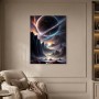 Kosmische Gebirgslandschaft als Fine Art Print oder Leinwand