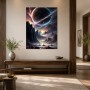 Kosmische Gebirgslandschaft als Fine Art Print oder Leinwand