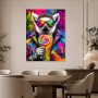 Exotisches Waschbärporträt als Poster oder Acrylbild